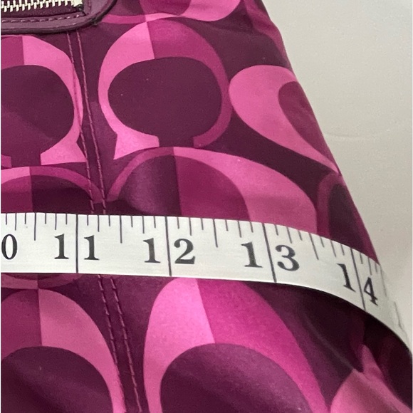 Coach Adjustable Shoulder Bag Pink Initial - Picture 7 of 12